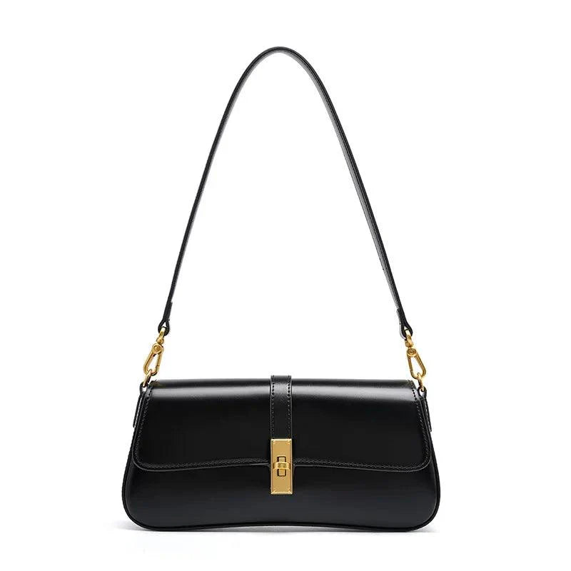 Levoire | Sac À Bandoulière En Cuir Pour Femmes Noir