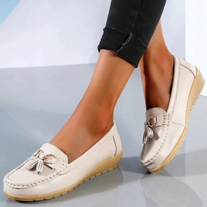 Levoire Lou | Chaussures en cuir orthopédiques Khaki