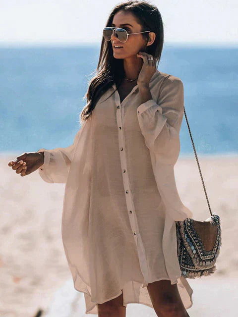 Levoire | Paréo Fluide À Superposer Beige Taille unique