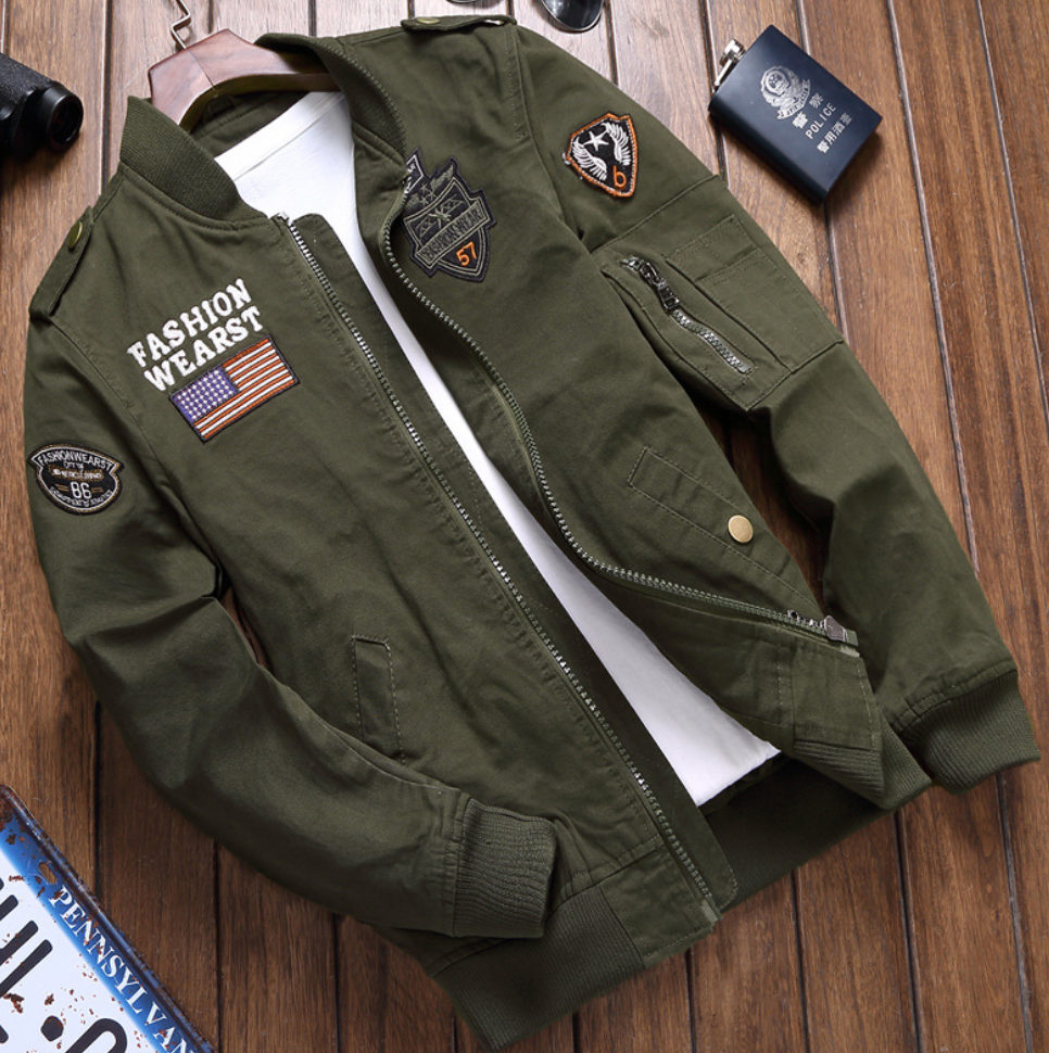 Levoire | Veste militaire robuste pour hommes Vert