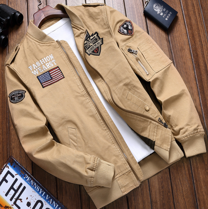 Levoire | Veste militaire robuste pour hommes Beige