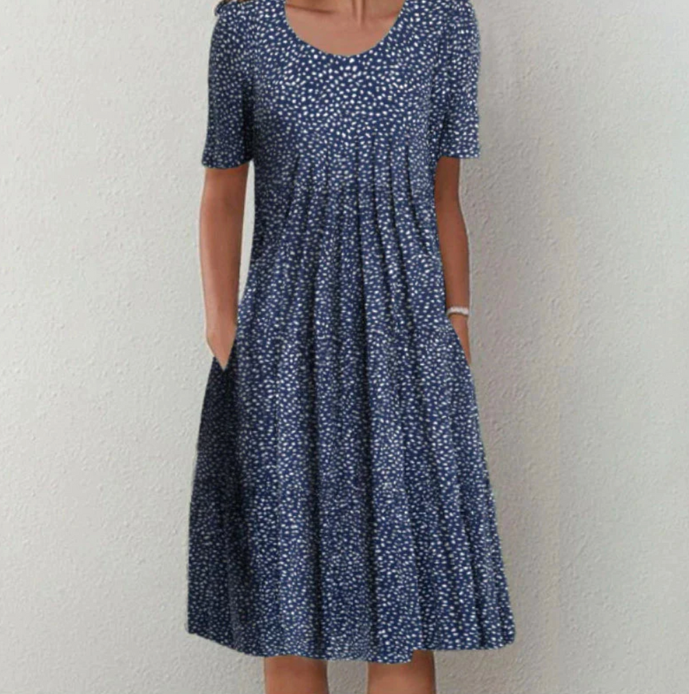 Levoire | Robe imprimée pour femme Bleu à pois