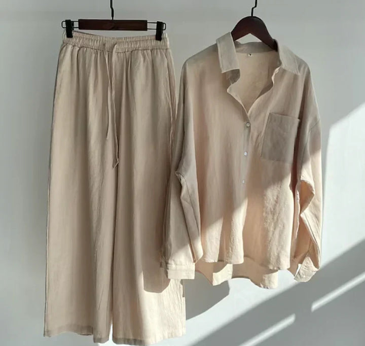 Levoire | Ensemble En Lin D'Été Beige