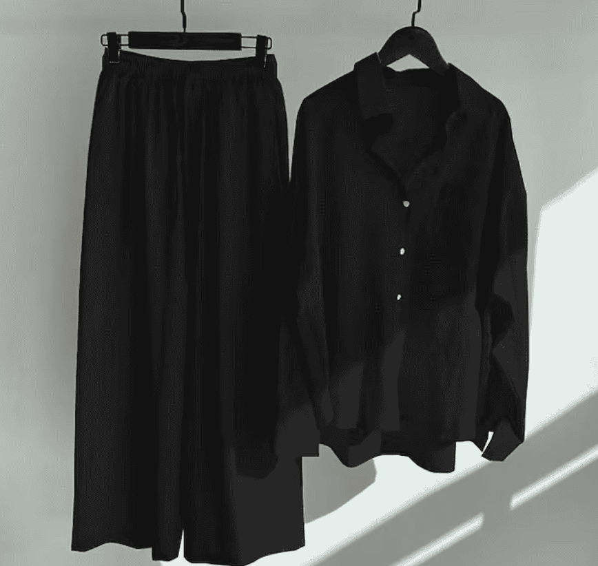 Levoire | Ensemble D'Été En Lin Noir