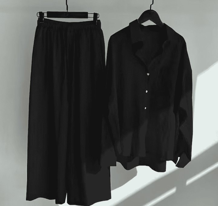 Levoire | Ensemble D'Été En Lin Noir