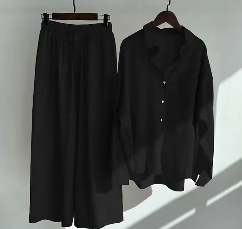 Levoire | Ensemble En Lin D'Été Noir