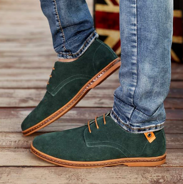 Levoire | Sandales En Fourrure Pour Hommes Vert
