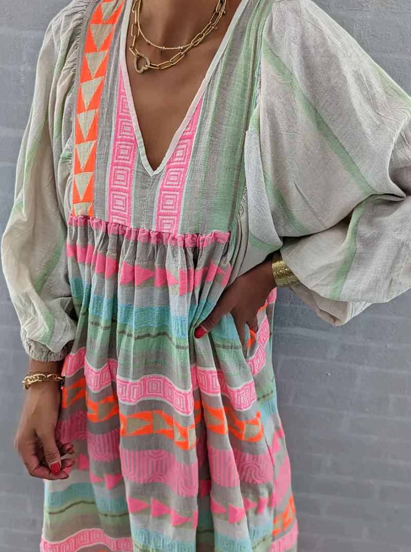 Levoire | Robe D'Été Multicolore