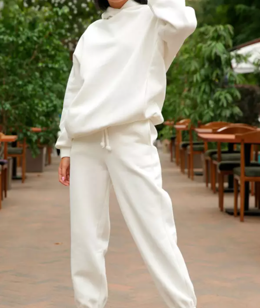 Levoire | Ensemble d'Hiver avec Style Moderne et Confort Optimal pour Femmes Crème-blanc