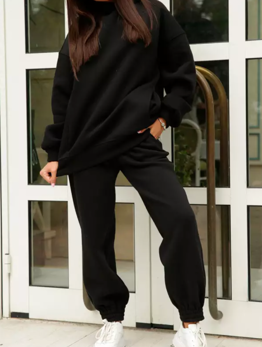 Levoire | Ensemble d'Hiver avec Style Moderne et Confort Optimal pour Femmes Noir