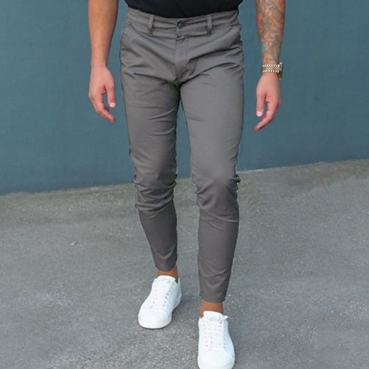 Levoire | Pantalons De Loisirs Business Pour Hommes Venytetty Gris