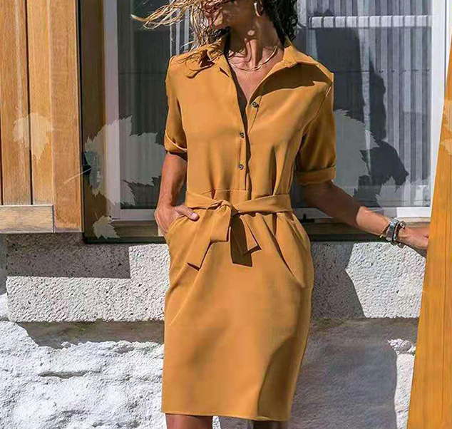 Levoire | Élégante robe pour femme Jaune
