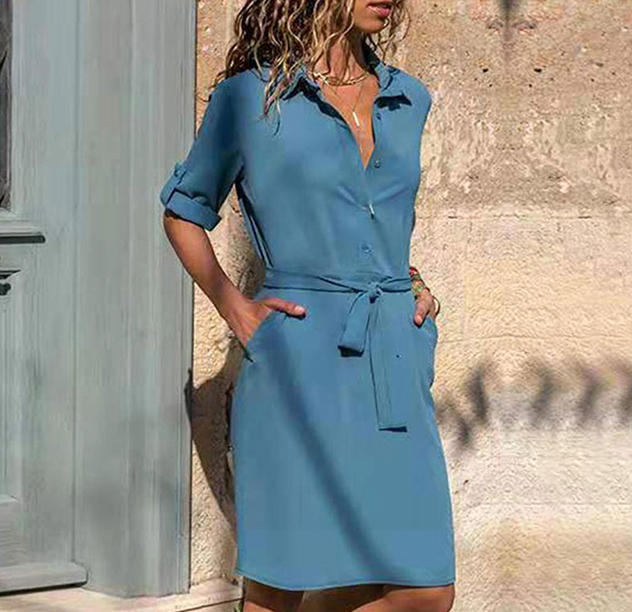 Levoire | Élégante robe pour femme Bleu clair