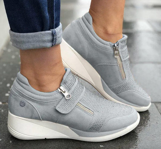 Levoire | Chaussure de loisirs avec Design Tendance et Confort Optimal pour Femmes Gris