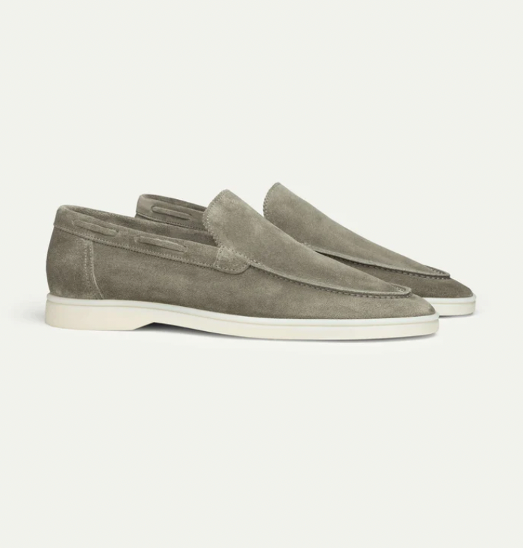 Levoire | Mocassins En Cuir Élégants Pour Hommes Vert olive