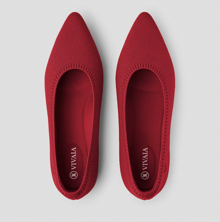Levoire | Les ballerines élégantes et confortables pour le printemps/été Rouge