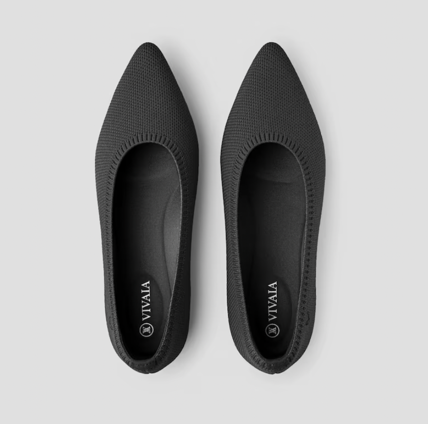 Levoire | Les ballerines élégantes et confortables pour le printemps/été Noir