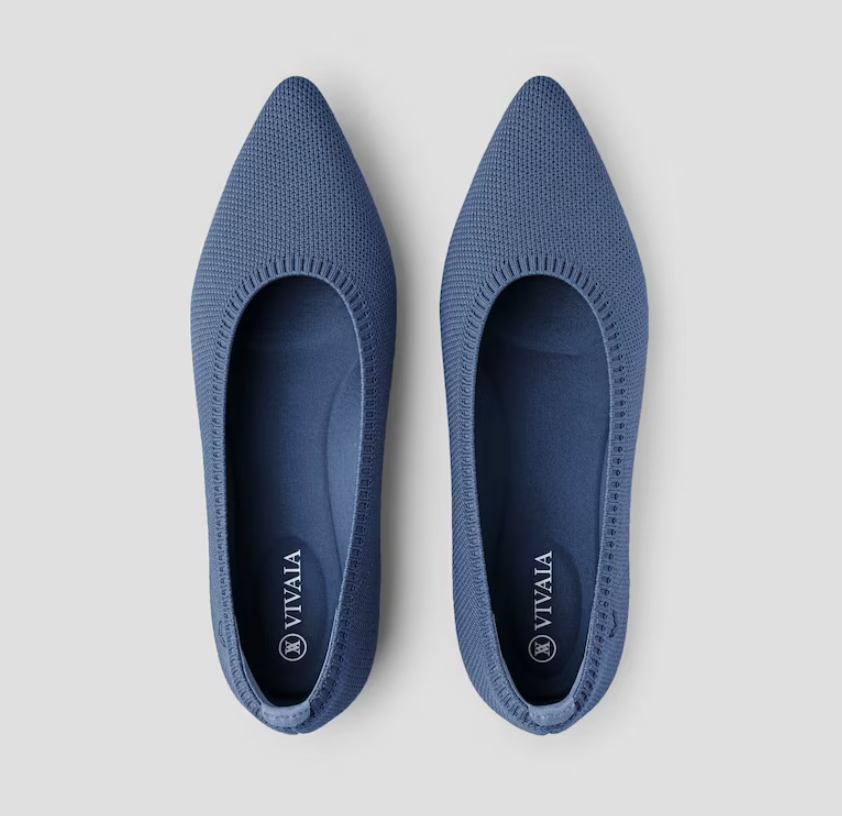 Levoire | Les ballerines élégantes et confortables pour le printemps/été Bleu