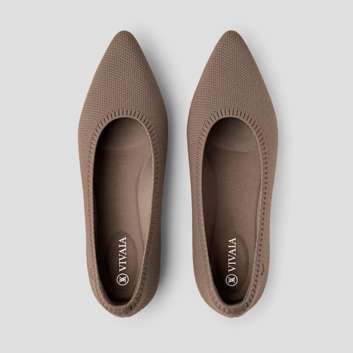Levoire | Les ballerines élégantes et confortables pour le printemps/été Marron