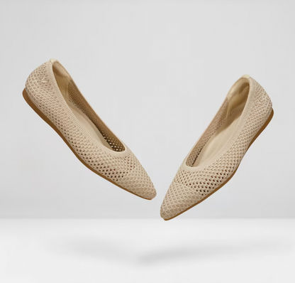 Levoire | Les ballerines élégantes et confortables pour le printemps/été Beige avec des trous