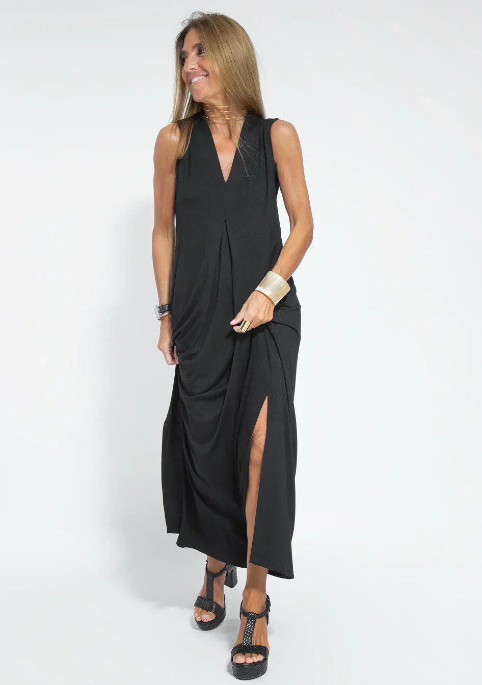 Levoire | Chic Combinaison Fluide Noir