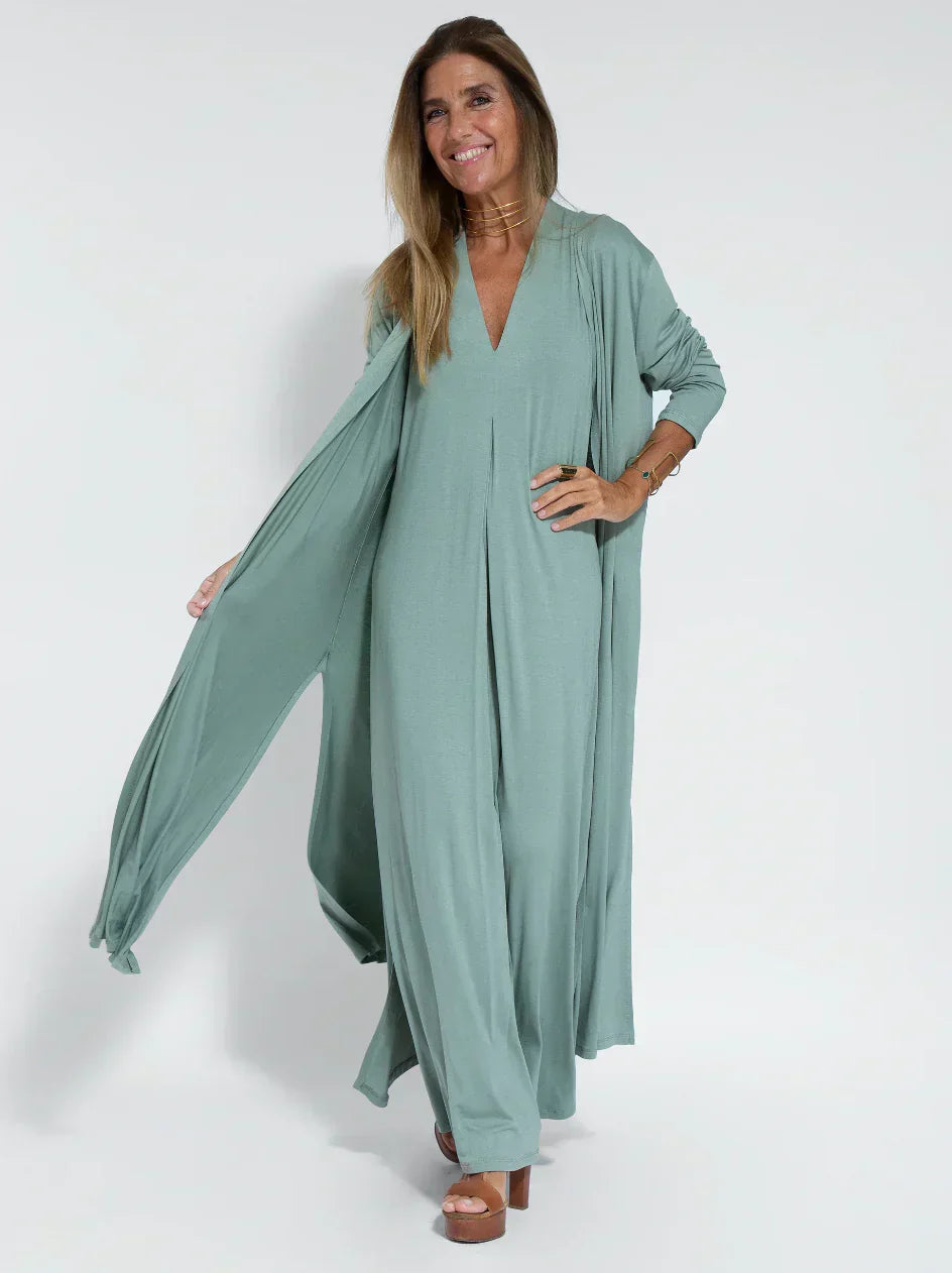 Levoire | Chic Combinaison Fluide Vert