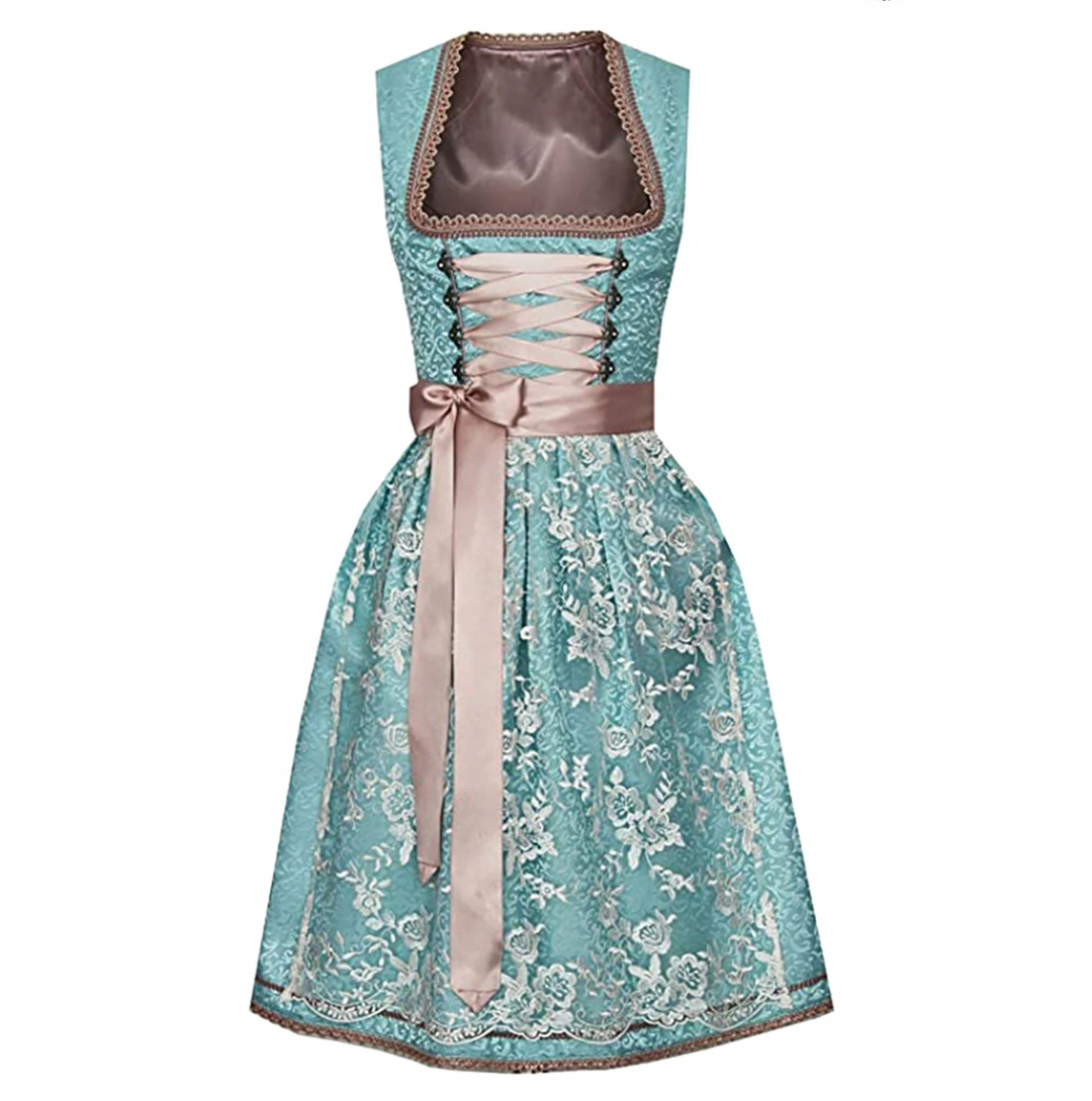 Levoire | Robe traditionnelle à tablier unique Vert