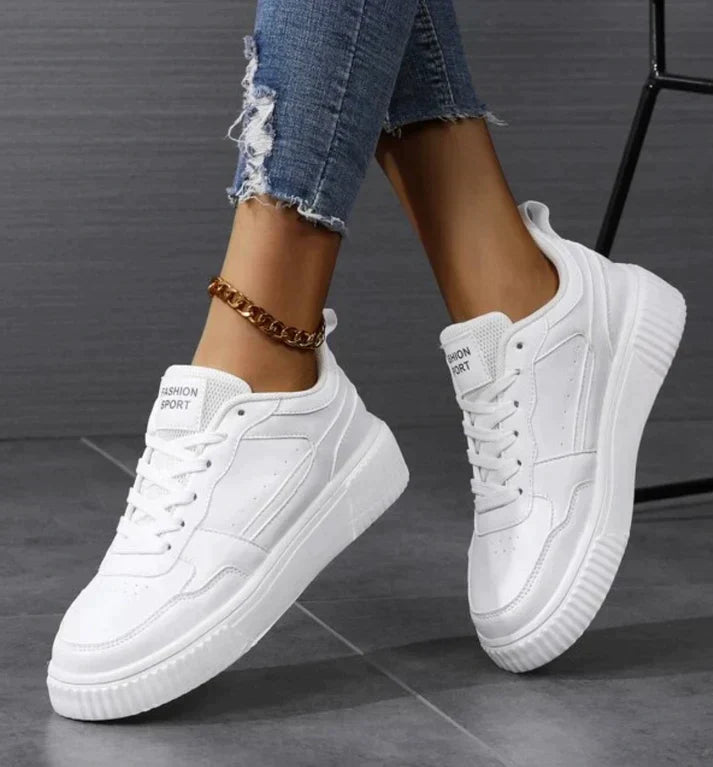 Levoire | Baskets Élégantes Et Confortables Design Unique Blanc