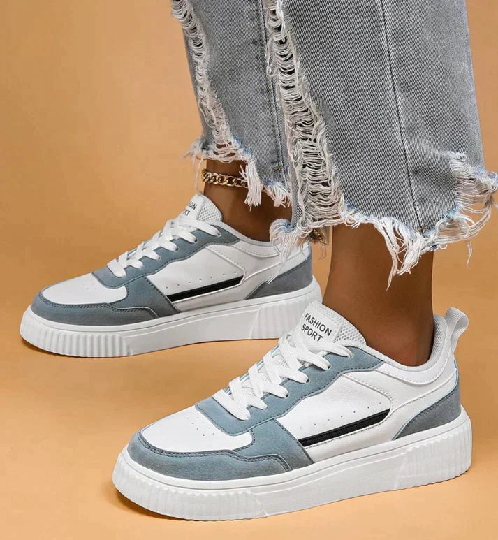 Levoire | Sneakers Stylés Au Design Unique Bleu clair