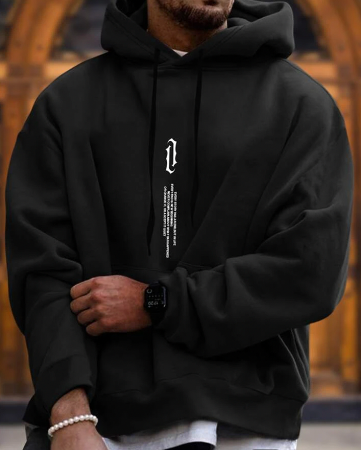 Levoire | Un Sweat À Capuche Stylé Noir