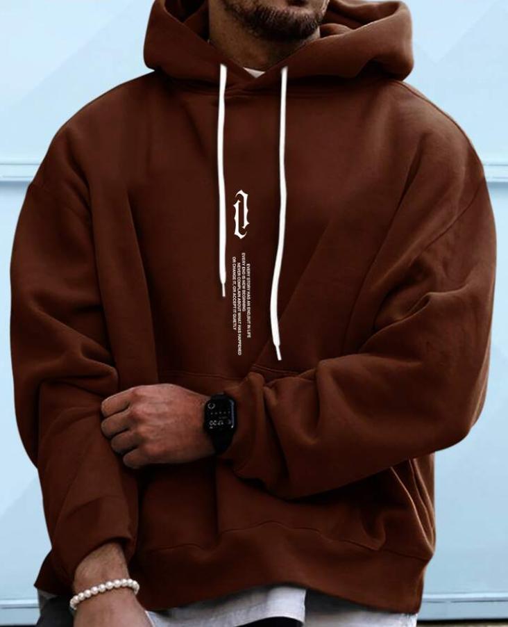 Levoire | Un Sweat À Capuche Stylé Braun