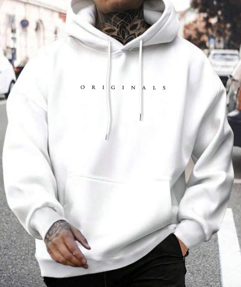Levoire | Sweat À Capuche Tendance Pour Hommes Blanc
