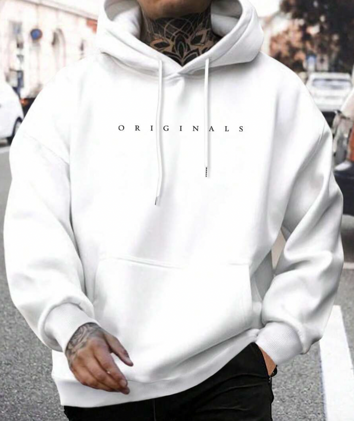 Levoire | Sweat À Capuche Tendance Pour Hommes Blanc