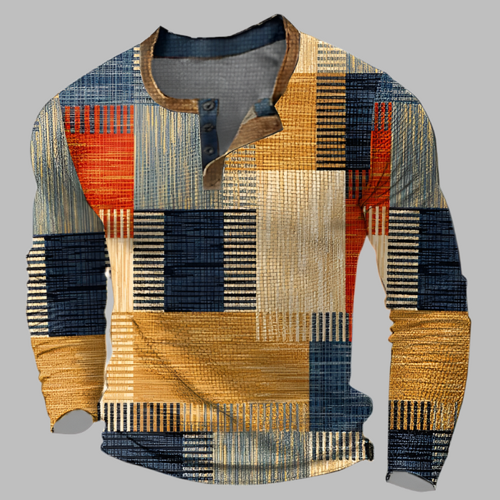Levoire | Pull Élégant Pour Hommes Orange