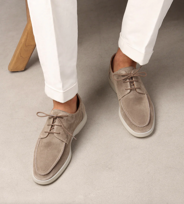 Levoire | Bottines Confort En Cuir Synthétique Semelle Blanche