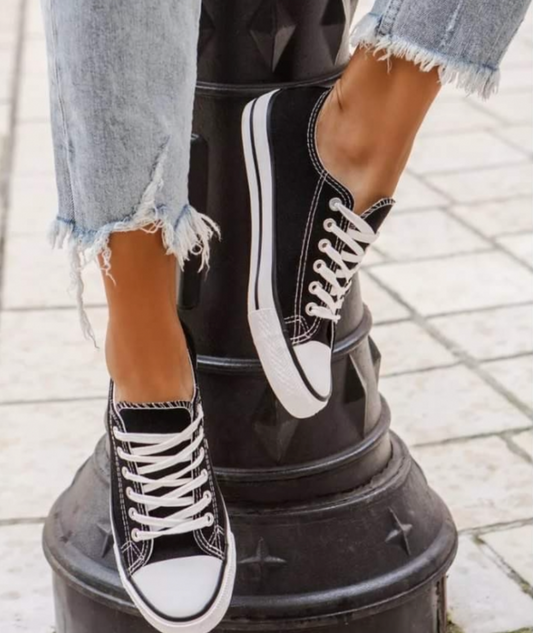 Levoire | Baskets élégantes et respirantes Noir