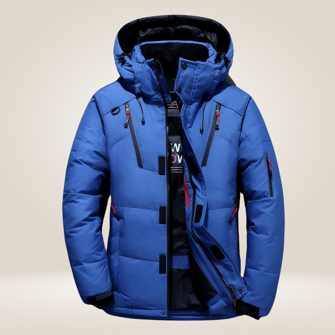 Levoire | Veste Chaude En Duvet Bleu