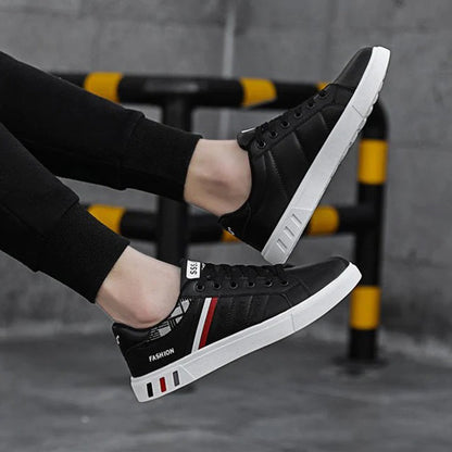 Levoire | Sneaker À La Mode Noir - Rouge