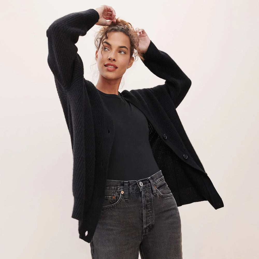 Levoire | Élégant Cardigan Long Pour Femmes