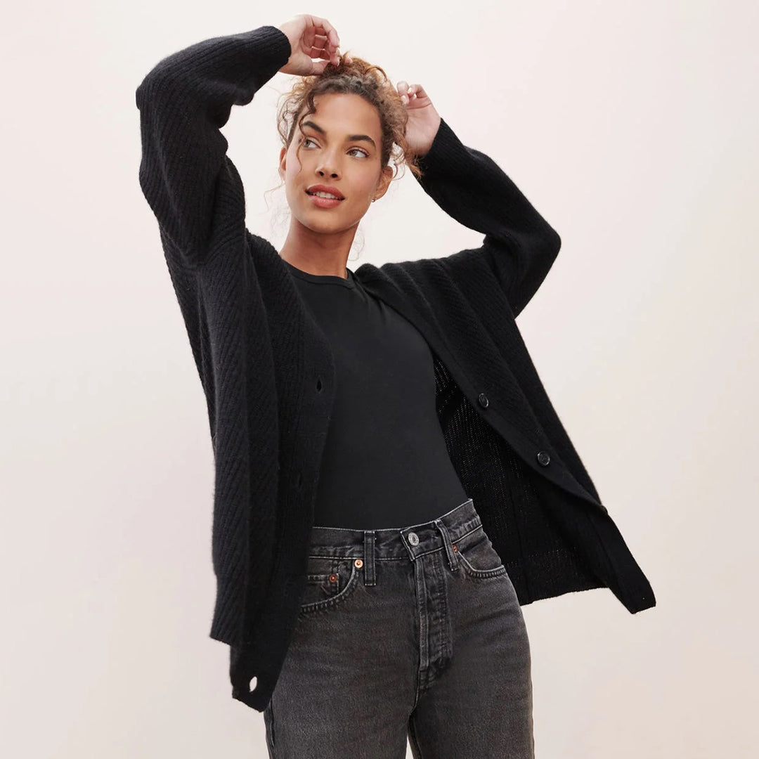 Levoire | Élégant Cardigan Long Pour Femmes