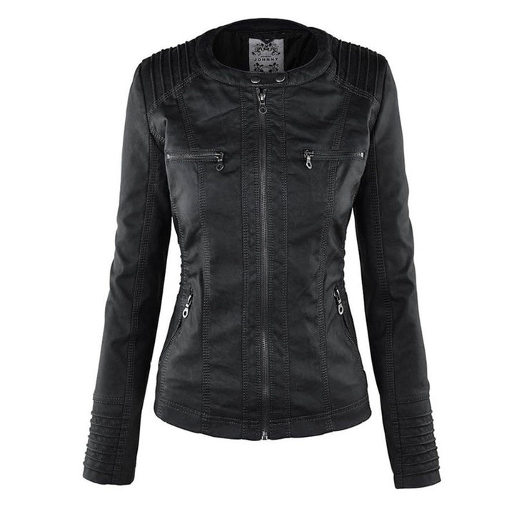 Levoire | Veste En Simili Cuir Avec Capuche