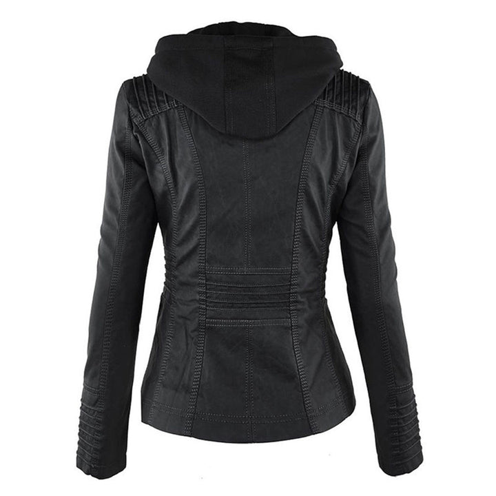 Levoire | Veste En Simili Cuir Avec Capuche