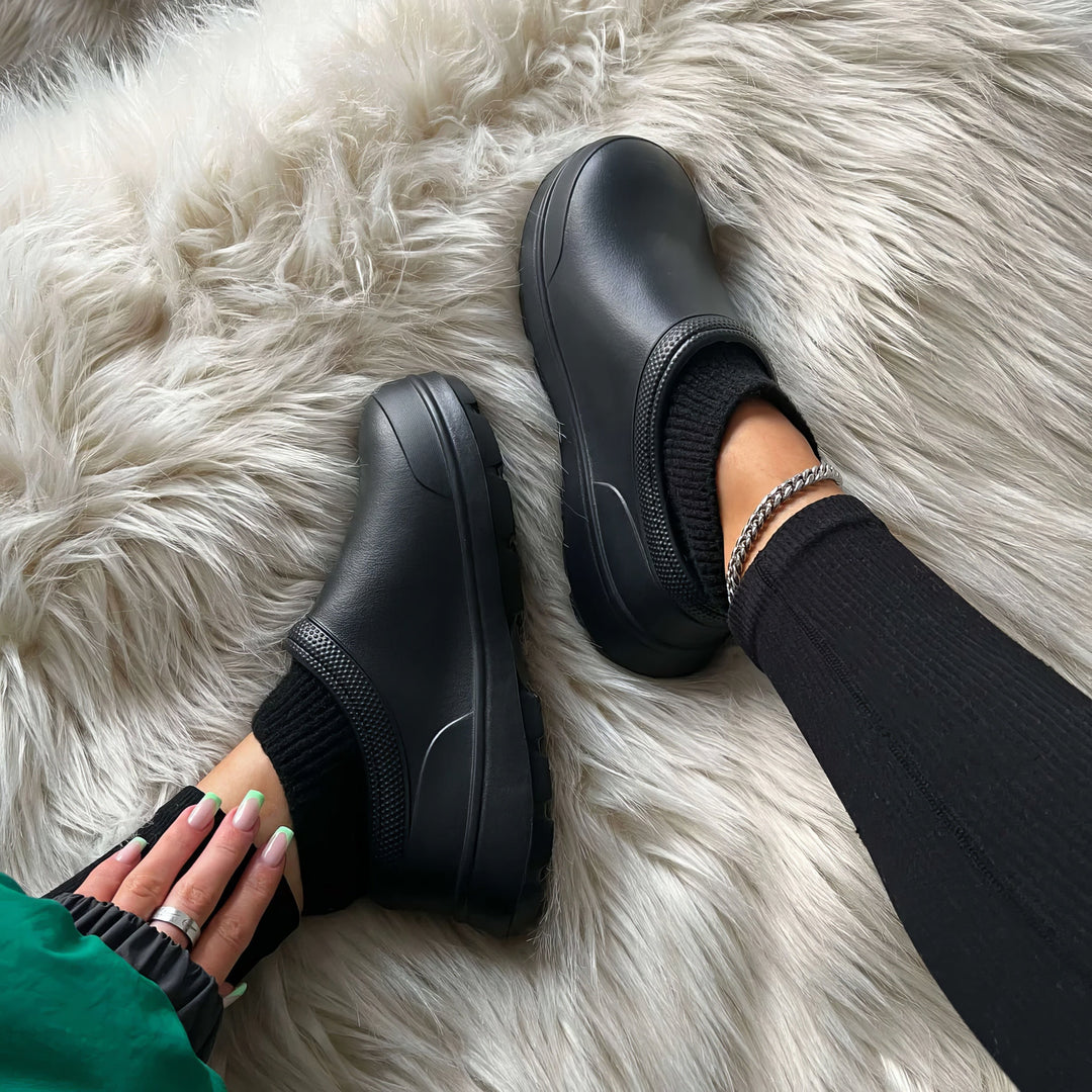 Levoire | Chaussures antidérapantes avec amorti Noir