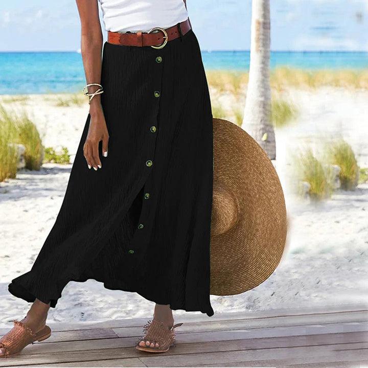 Levoire | Jupe maxi élégante Napilla Noir