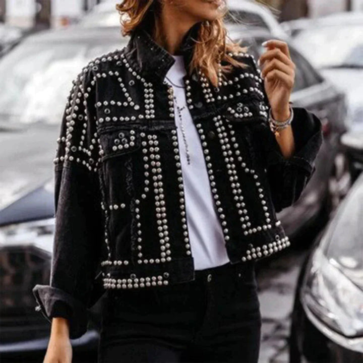 Levoire | Manteau élégant avec des boutons Noir