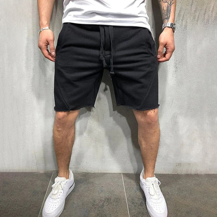 Levoire | Shorts À Cordon De Serrage Pour Hommes Noir