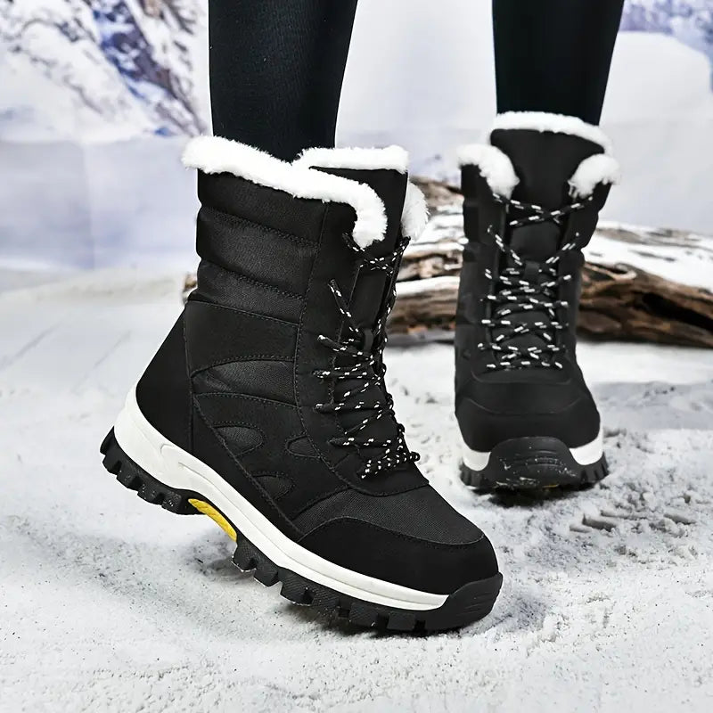 Levoire | Bottines D'Hiver Imperméables Pour Femmes Noir