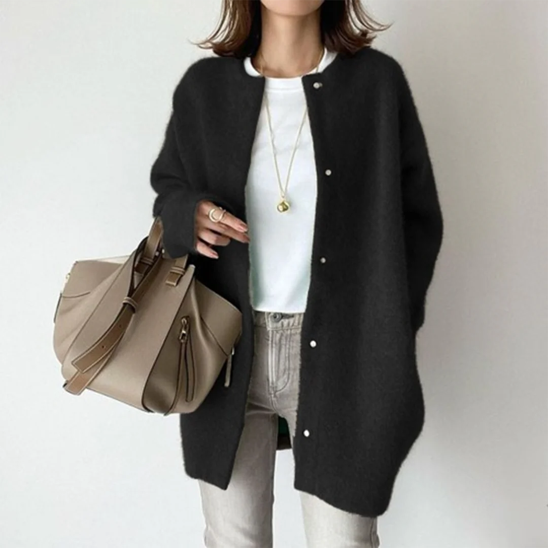 Levoire | Gilet en tricot avancé Noir