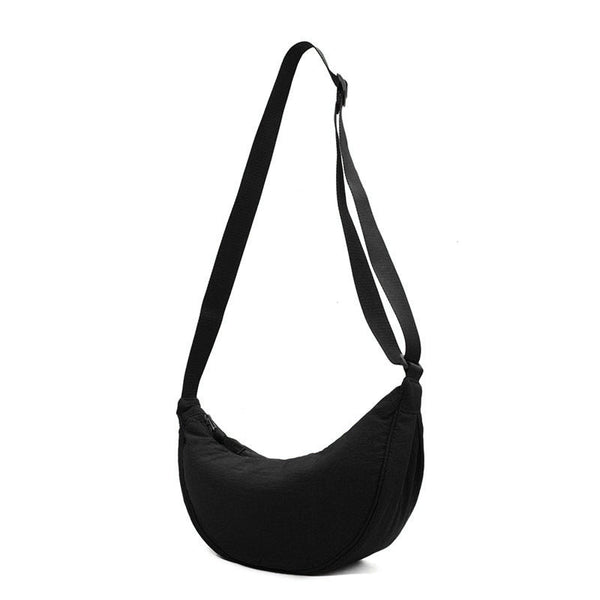 Levoire | Grand sac à bandoulière en nylon pour femmes Noir