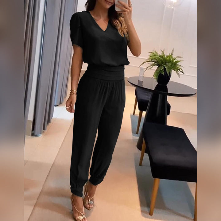 Levoire | Élégant Combinaisons Imprimées Élégant & Confortable Noir